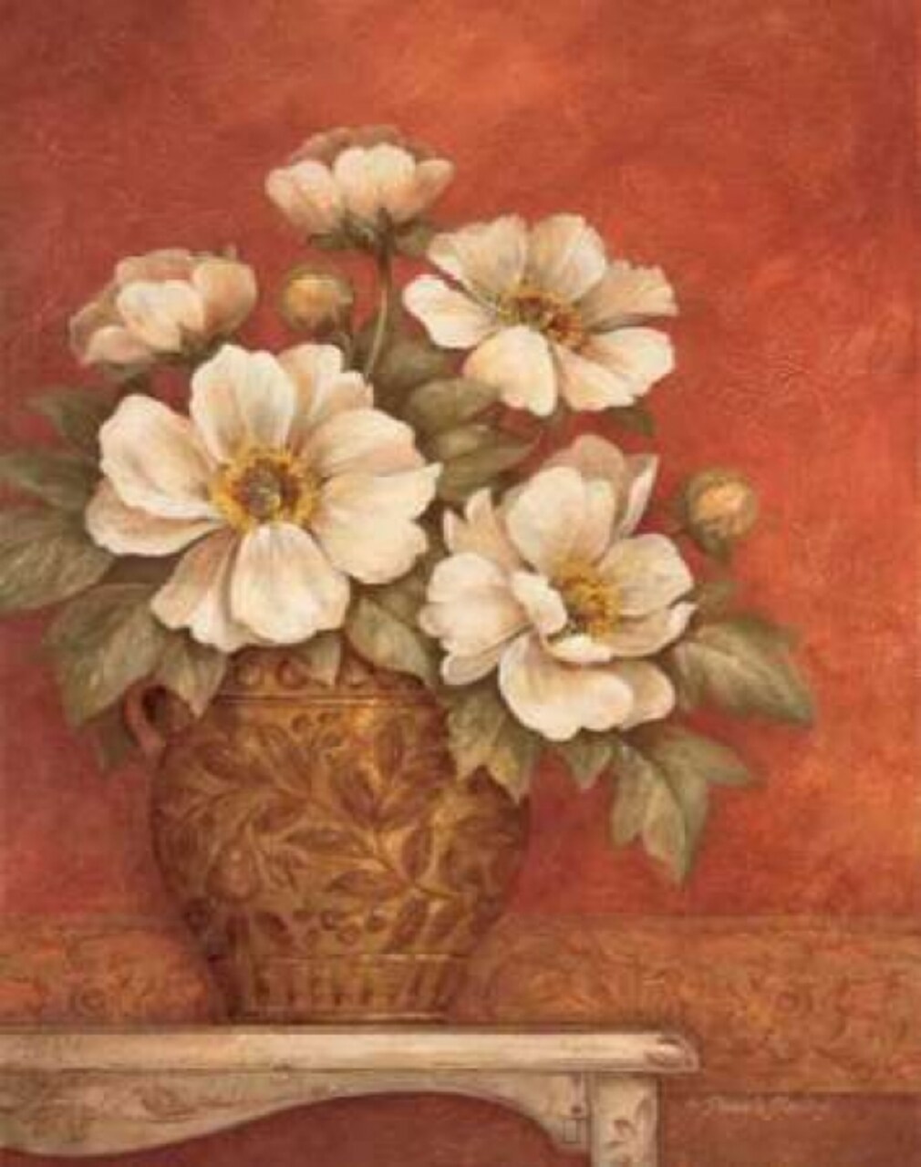 Villa Flora Peonies Poster Print by Pamela Gladding - Item # VARPDXGLA340